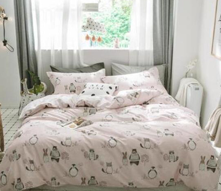 3D Small Animal Pattern 15206 Bed Pillowcases Quilt