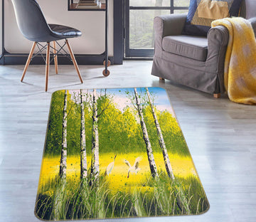3D Grass Trees 76148 Non Slip Rug Mat