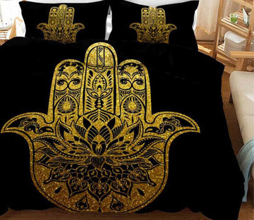 3D Hand Of Fatima 11177 Bed Pillowcases Quilt