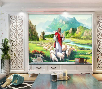 3D Prairie Goat 1502 Wall Murals Wallpaper AJ Wallpaper 2 