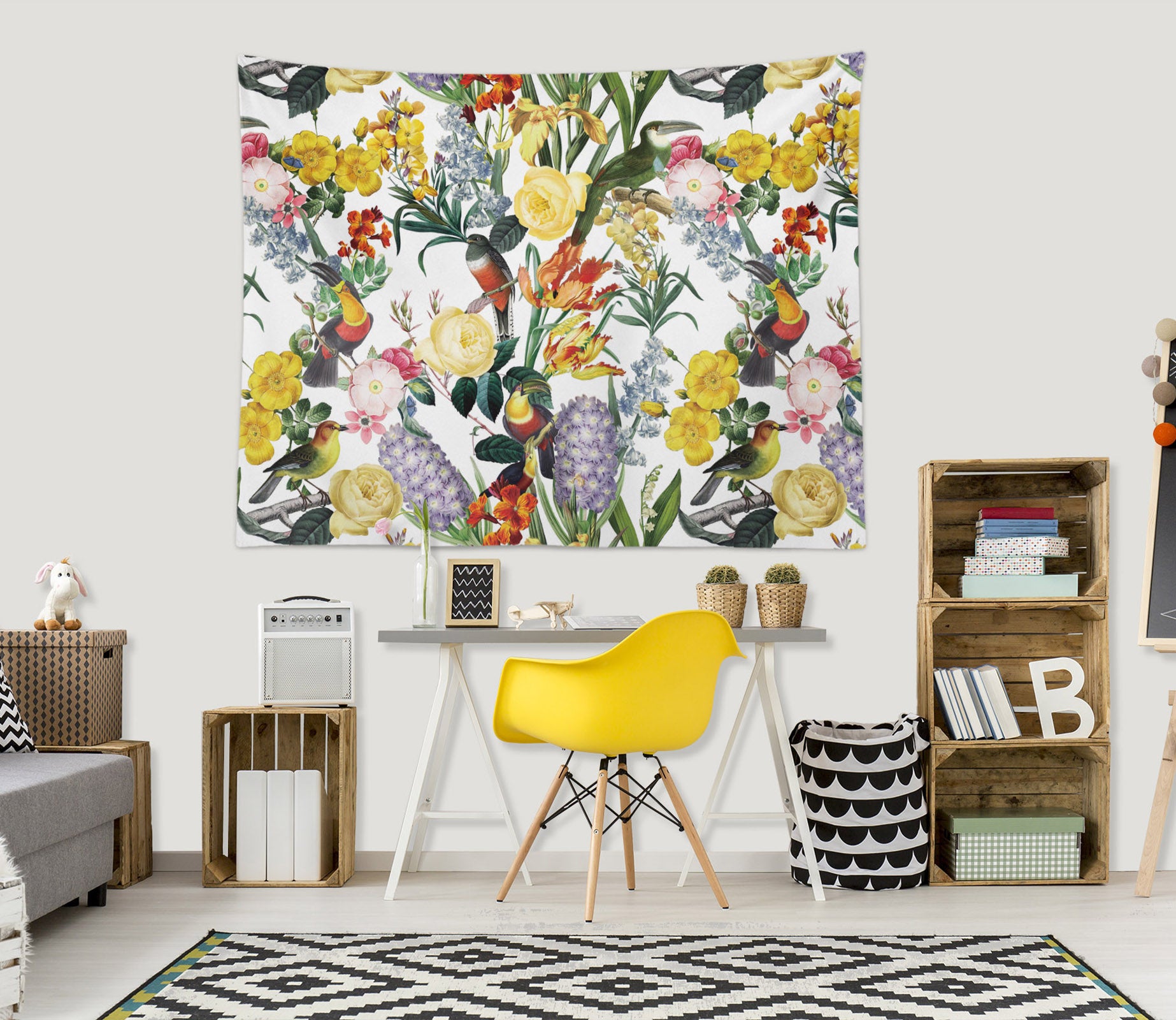 3D Flower Type 5327 Uta Naumann Tapestry Hanging Cloth Hang