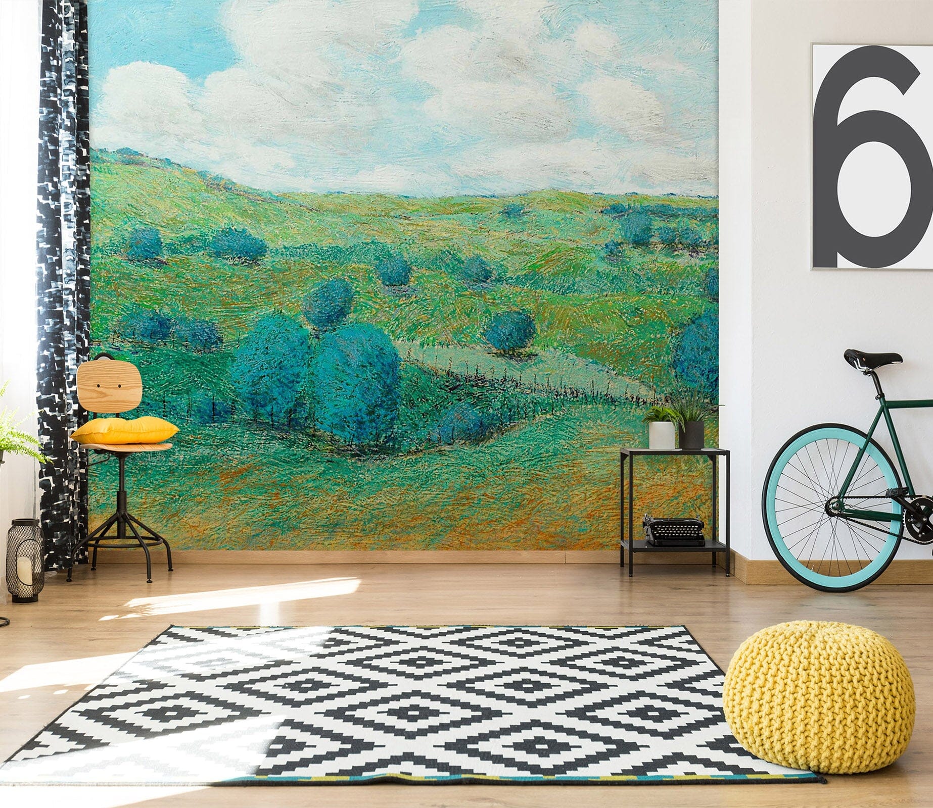 3D Green Meadow 110 Allan P. Friedlander Wall Mural Wall Murals Wallpaper AJ Wallpaper 2 