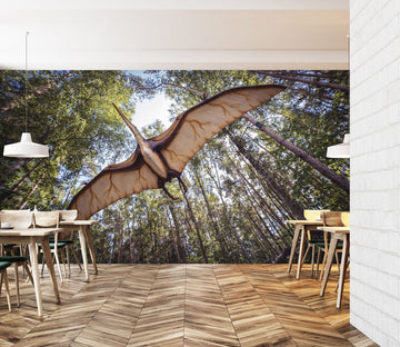 3D Dinosaur Forest 209 Wall Murals