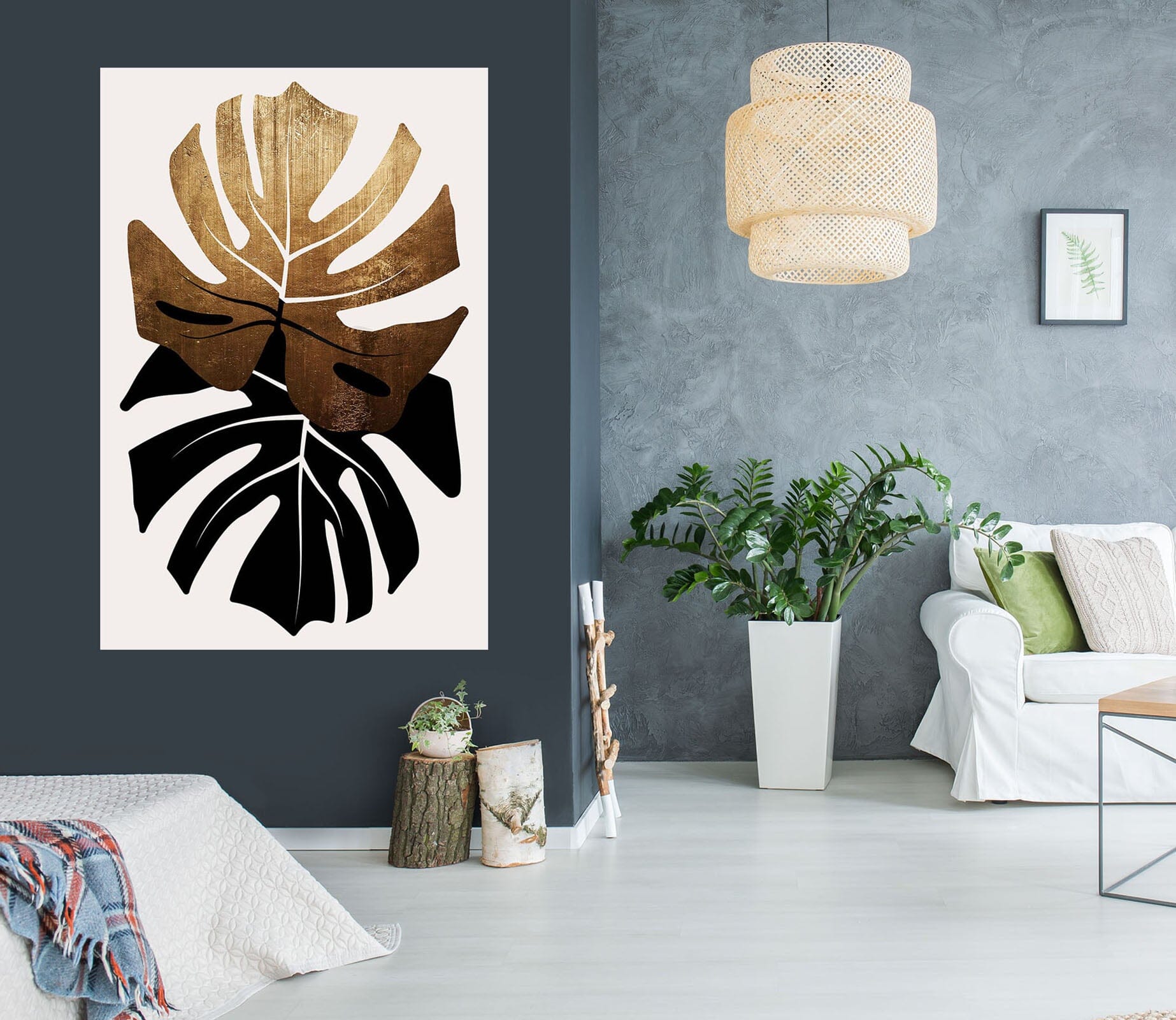 3D Withered Leaves 141 Boris Draschoff Wall Sticker Wallpaper AJ Wallpaper 2 