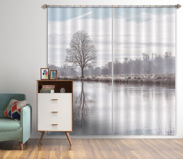 3D Tree Reflection 080 Assaf Frank Curtain Curtains Drapes