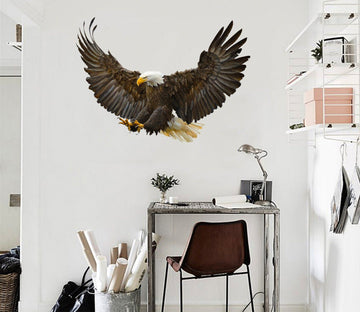 3D Landing Eagle 033 Animals Wall Stickers Wallpaper AJ Wallpaper 