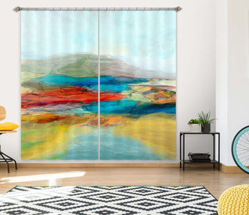 3D Colored Pool 252 Michael Tienhaara Curtain Curtains Drapes Curtains AJ Creativity Home 