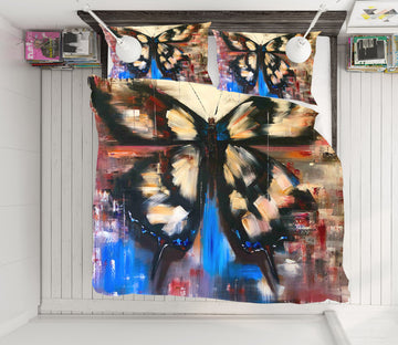 3D Vintage Painted Butterfly 591 Skromova Marina Bedding Bed Pillowcases Quilt