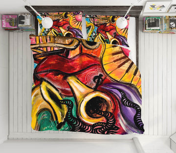 3D Retro Graffiti 3038 Jacqueline Reynoso Bedding Bed Pillowcases Quilt Cover Duvet Cover