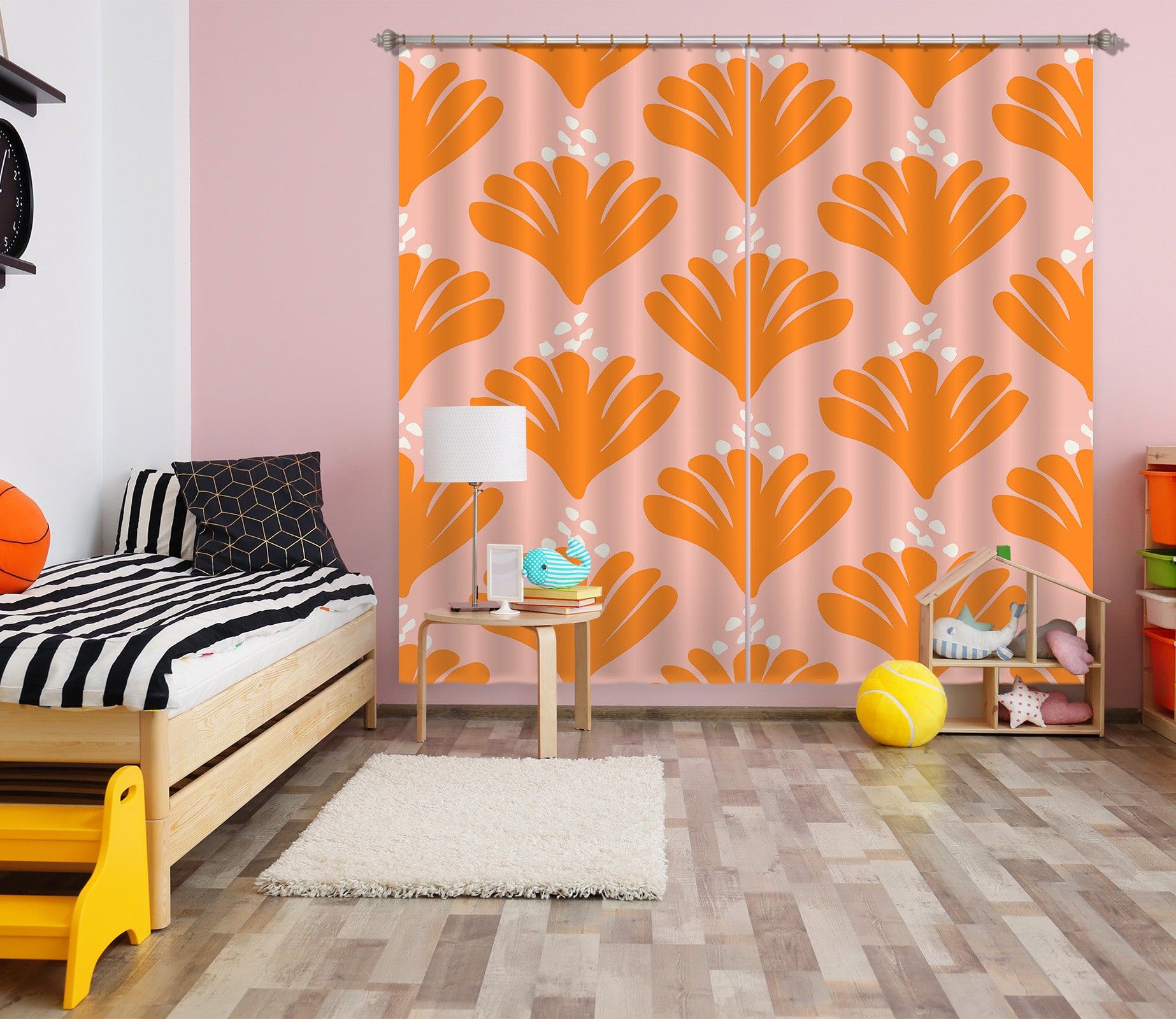 3D Fan Pattern 11137 Kashmira Jayaprakash Curtain Curtains Drapes