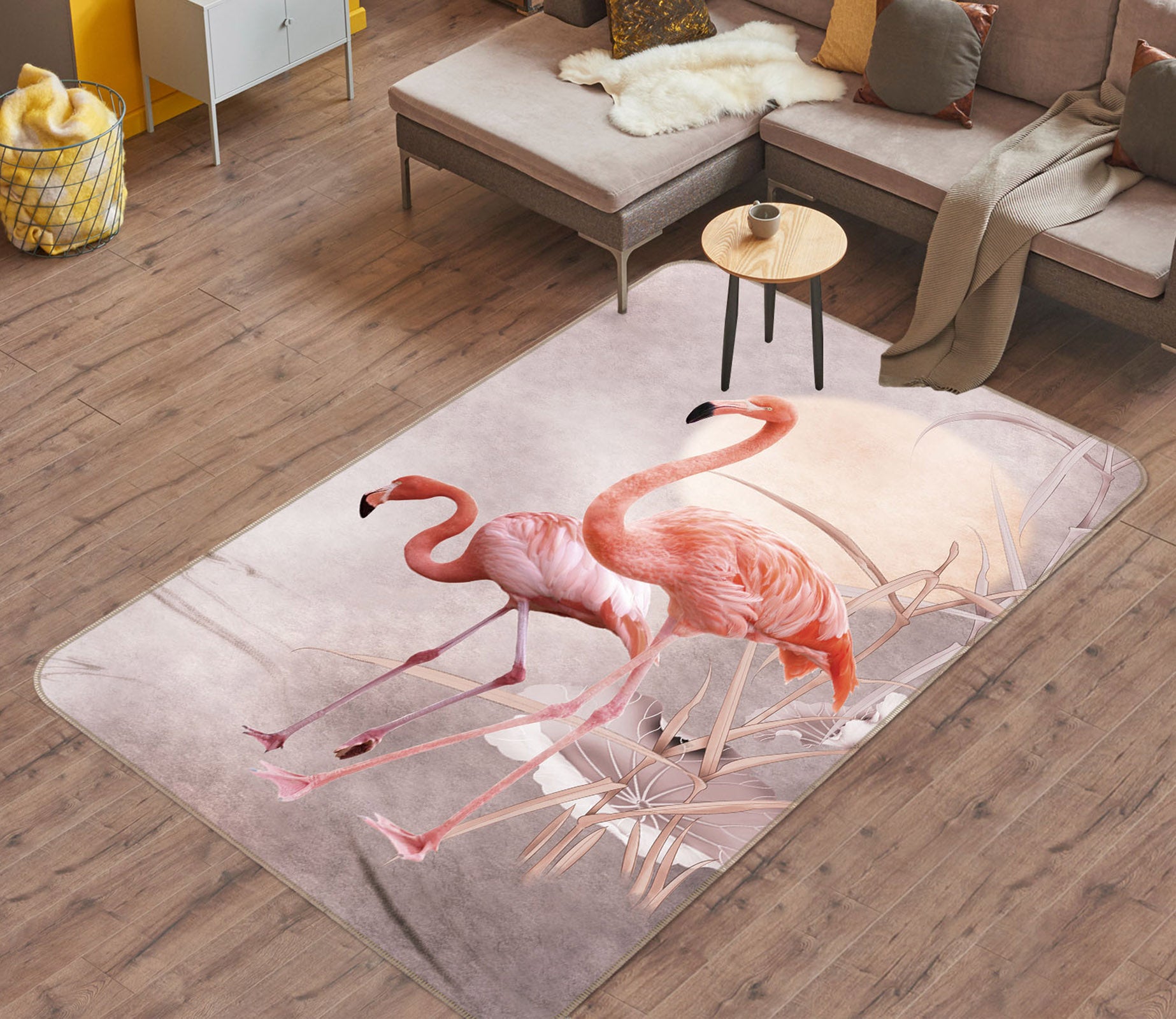 3D Flamingo 30232 Non Slip Rug Mat