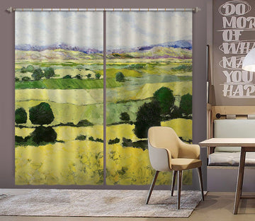3D Green Meadow 111 Allan P. Friedlander Curtain Curtains Drapes Curtains AJ Creativity Home 