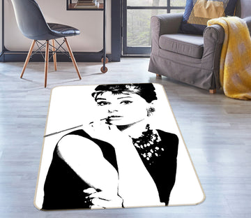 3D Audrey Hepburn 76182 Non Slip Rug Mat