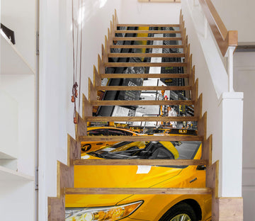3D Yellow Vehicle 9992 Assaf Frank Stair Risers
