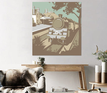 3D Swanage Railway 019 Steve Read Wall Sticker Wallpaper AJ Wallpaper 2 