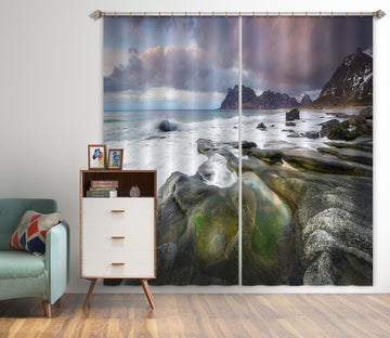 3D River Stones 142 Marco Carmassi Curtain Curtains Drapes Curtains AJ Creativity Home 