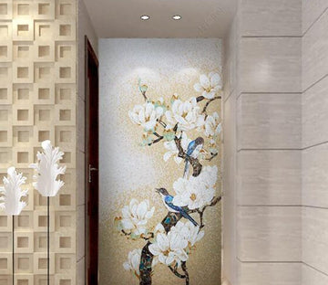 3D Bird Flowers WC283 Wall Murals Wallpaper AJ Wallpaper 2 