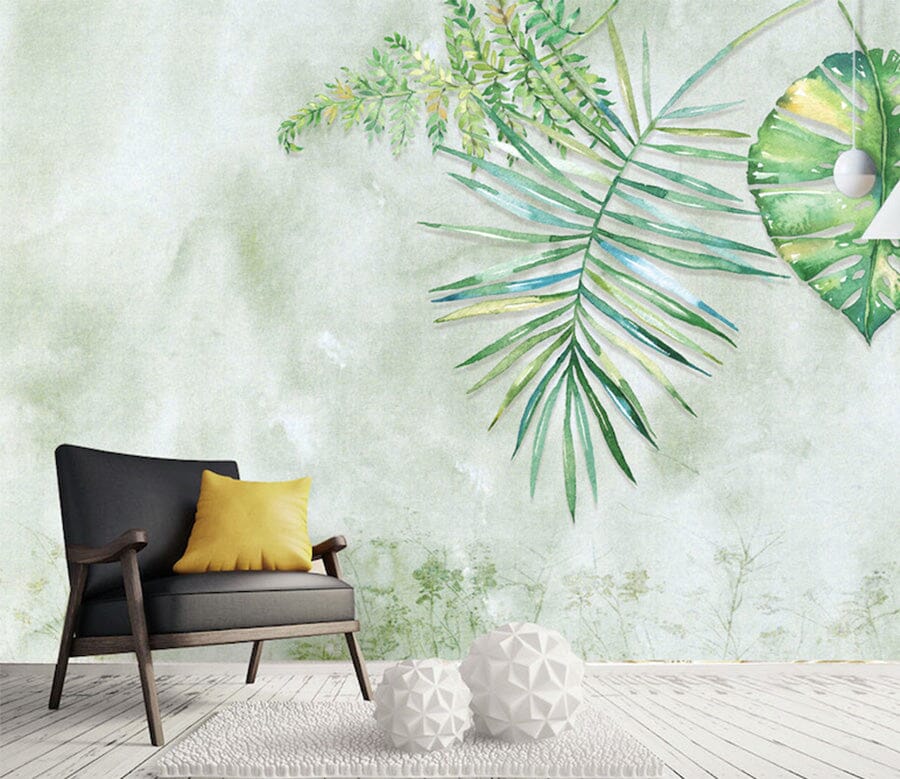 3D Misty Leaves WG251 Wall Murals Wallpaper AJ Wallpaper 2 