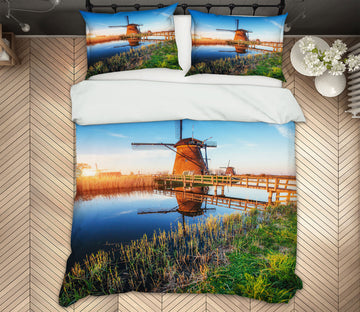 3D Windmill 59180 Bed Pillowcases Quilt