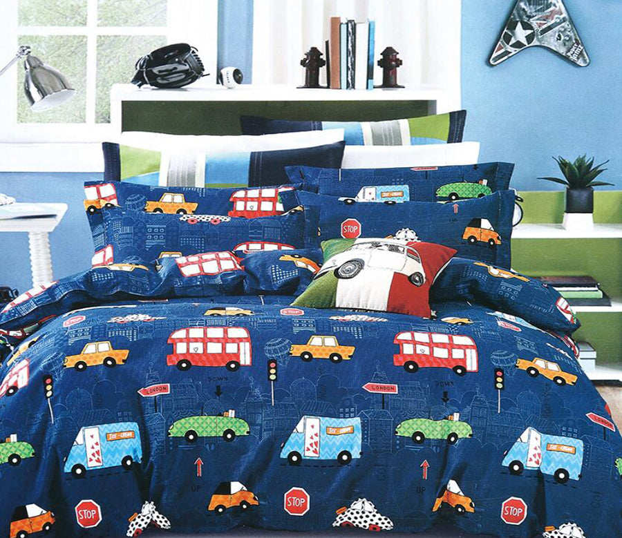 3D Many Cars 1205 Bed Pillowcases Quilt