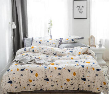 3D Broken Colored Stones 18112 Bed Pillowcases Quilt