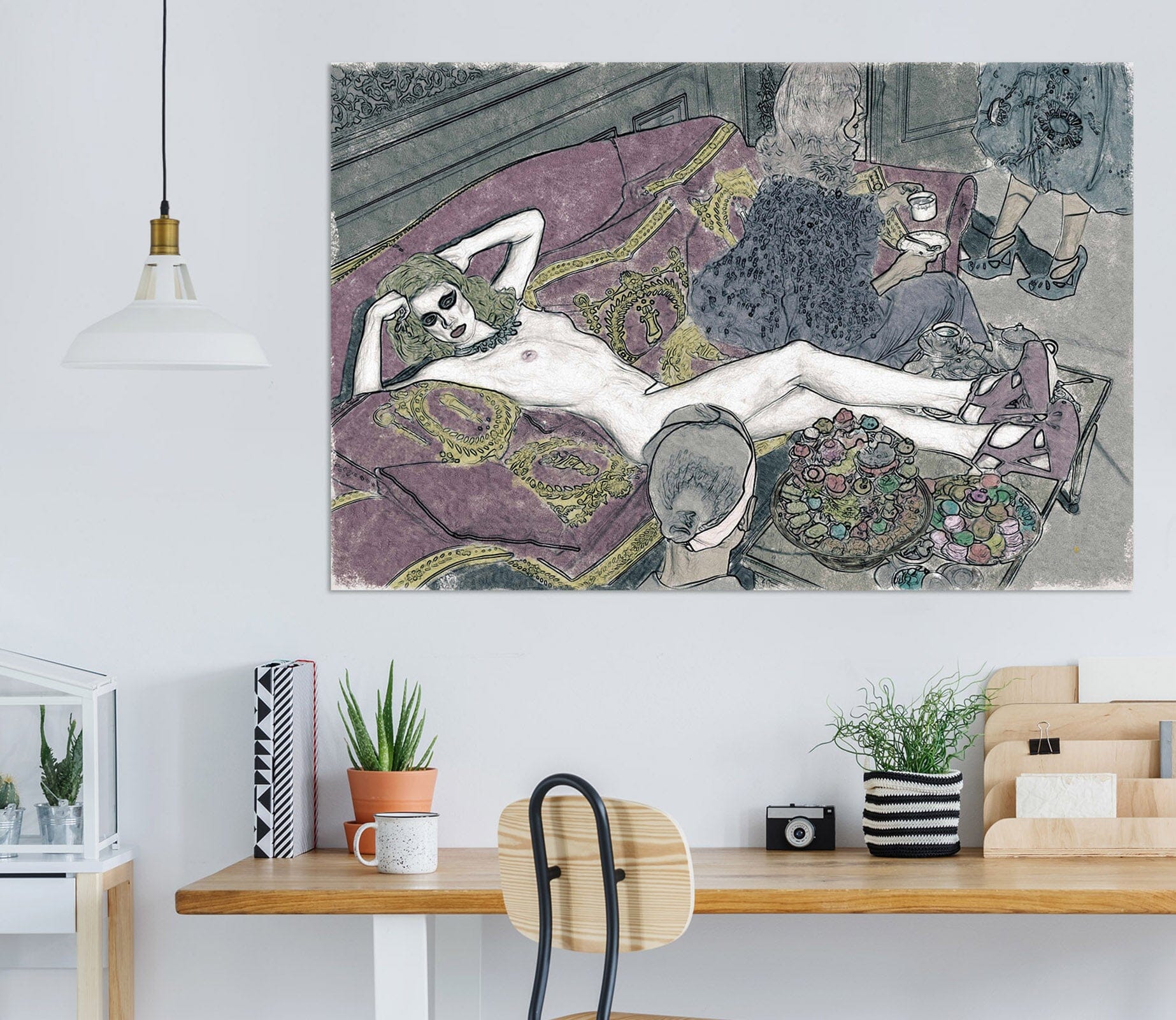 3D Garden Girl 015 Marco Cavazzana Wall Sticker Wallpaper AJ Wallpaper 2 