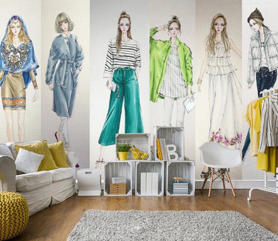 3D Summer Clothes 1595 Wall Murals Wallpaper AJ Wallpaper 2 