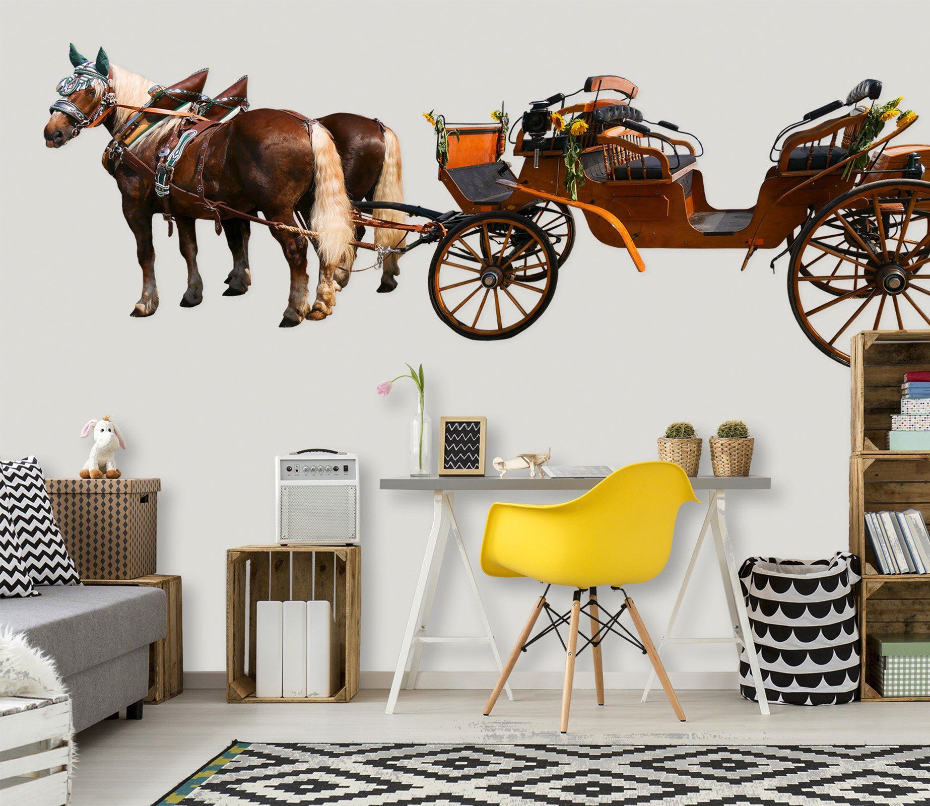 3D Carriage 0248 Vehicles Wallpaper AJ Wallpaper 