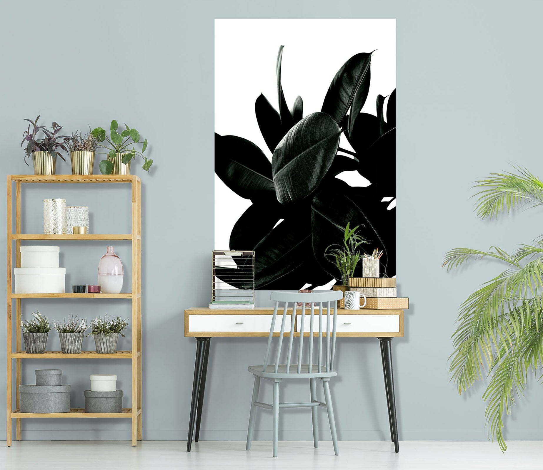 3D Green Leaf 241 Boris Draschoff Wall Sticker Wallpaper AJ Wallpaper 2 