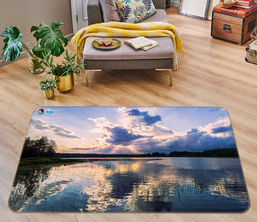 3D Reflecting Sunset 85078 Jerry LoFaro Rug Non Slip Rug Mat