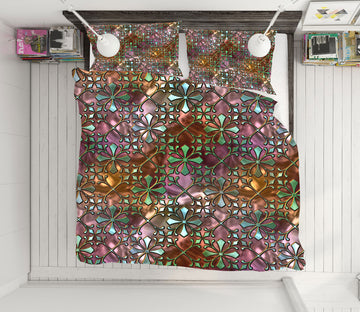 3D Pattern Lines 14056 Bed Pillowcases Quilt