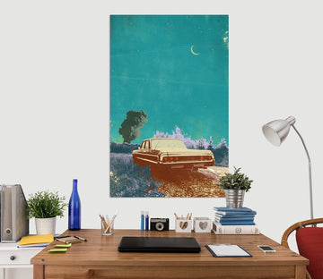 3D Night Prairie 012 Showdeer Wall Sticker Wallpaper AJ Wallpaper 2 