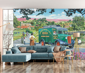 3D Over Hill And Dale 1042 Trevor Mitchell Wall Mural Wall Murals Wallpaper AJ Wallpaper 2 