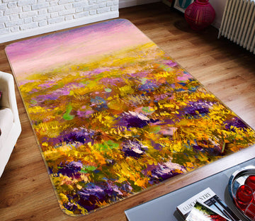 3D Flowers 26090 Non Slip Rug Mat