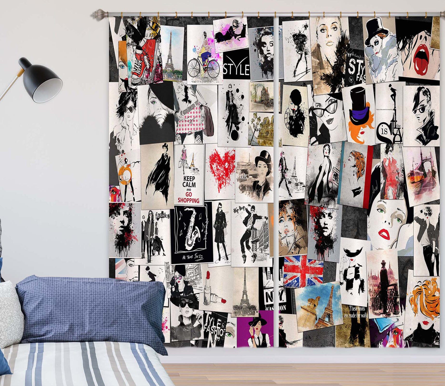 3D Girl Photo 107 Curtains Drapes Wallpaper AJ Wallpaper 