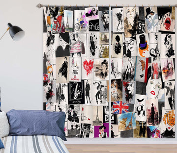 3D Girl Photo 107 Curtains Drapes Wallpaper AJ Wallpaper 