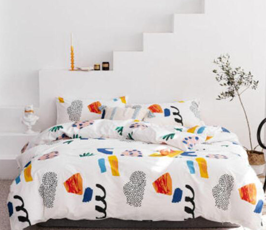 3D Color Block 15111 Bed Pillowcases Quilt