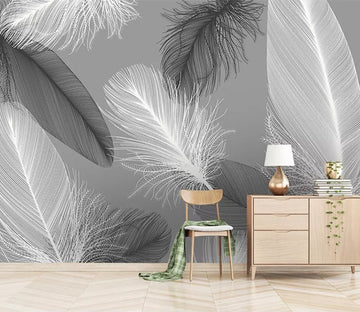 3D Feather 717 Wall Murals Wallpaper AJ Wallpaper 2 