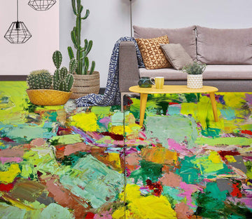 3D Paint Brush Colorful 9634 Allan P. Friedlander Floor Mural