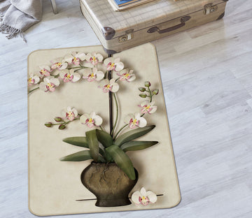 3D Vase Flowers 65001 Non Slip Rug Mat