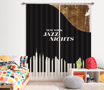 3D Piano Key Pattern 1066 Boris Draschoff Curtain Curtains Drapes Curtains AJ Creativity Home 