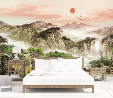 3D Sunrise Alpine 1467 Wall Murals Wallpaper AJ Wallpaper 2 