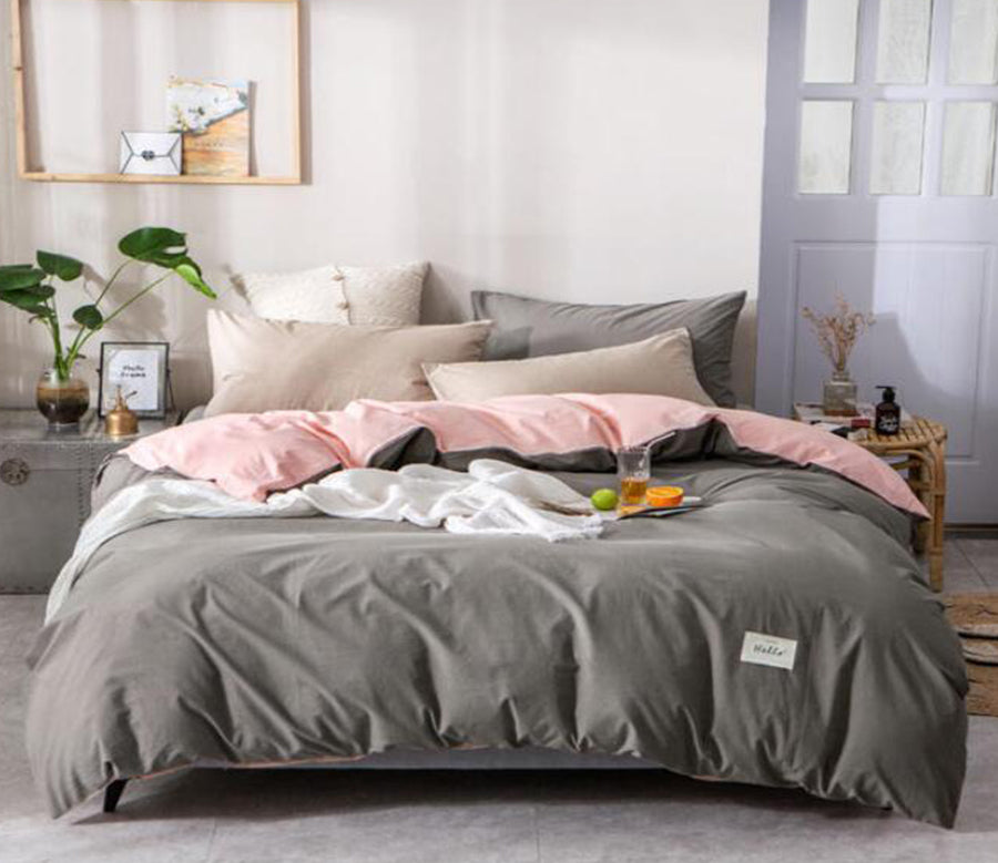 3D Taupe 4099 Bed Pillowcases Quilt