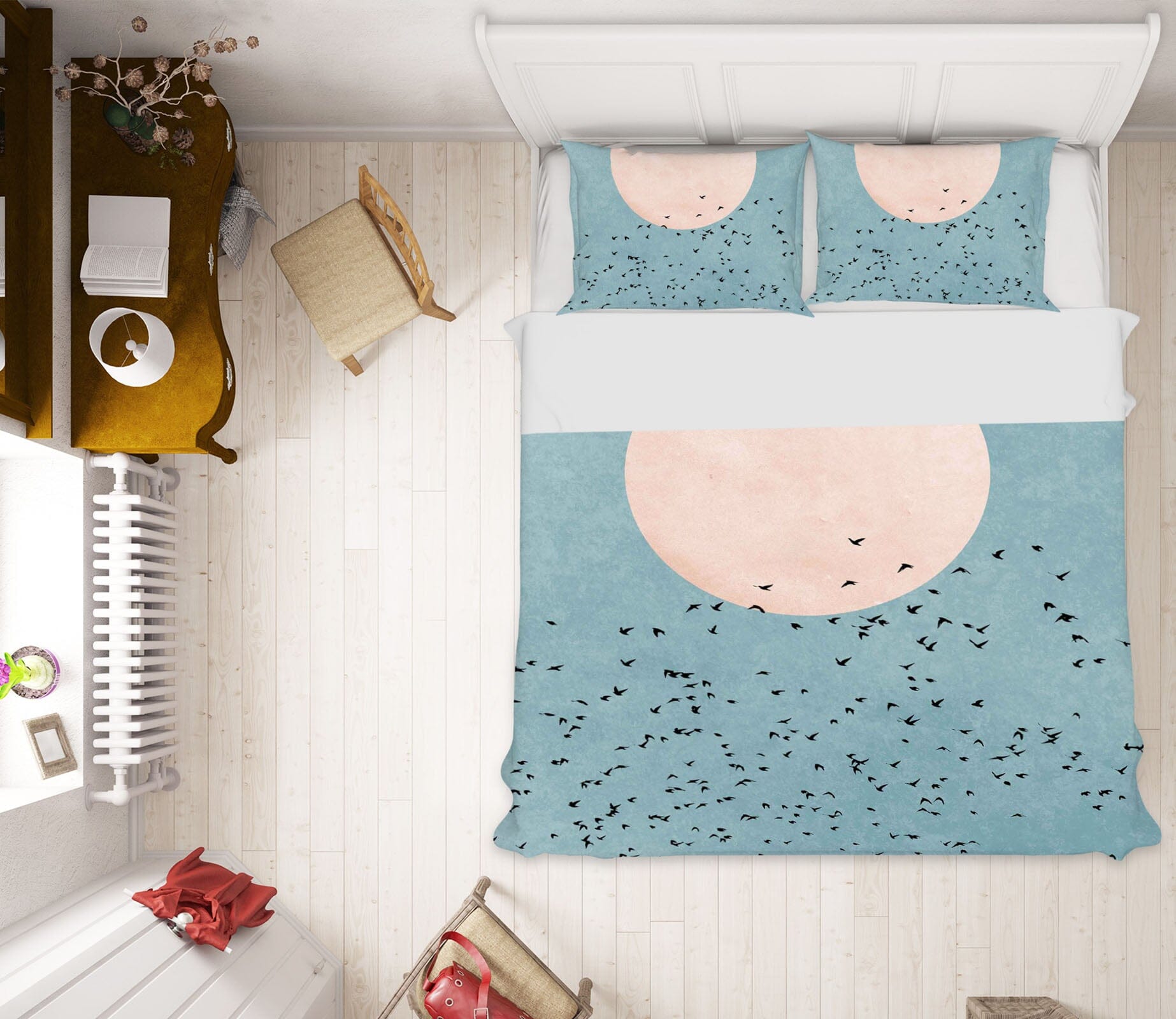 3D Fly Away 2103 Boris Draschoff Bedding Bed Pillowcases Quilt Quiet Covers AJ Creativity Home 