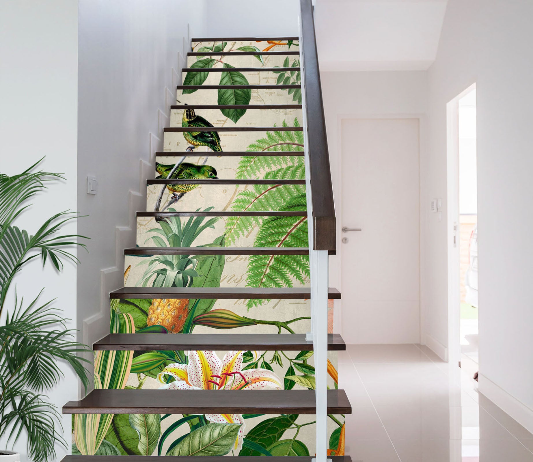 3D Pineapple Grove 11021 Andrea Haase Stair Risers