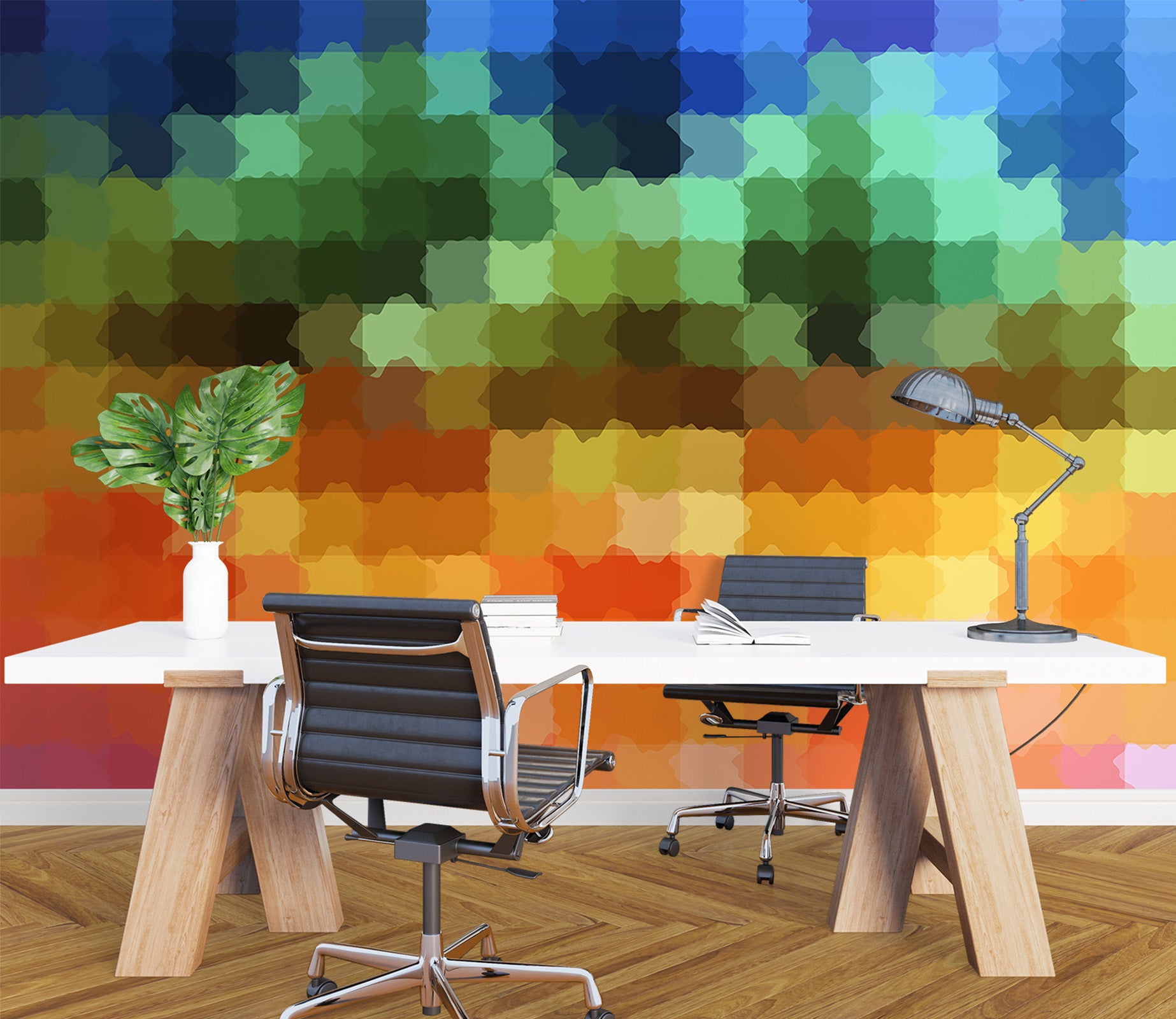 3D Color Multicultural 70107 Shandra Smith Wall Mural Wall Murals