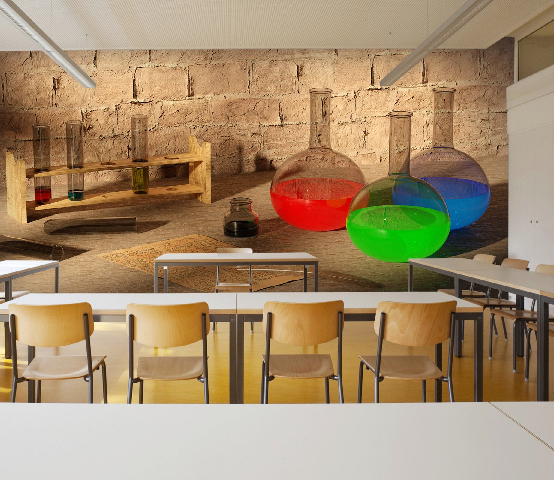 3D chemist bottles 16 Wall Murals Wallpaper AJ Wallpaper 2 