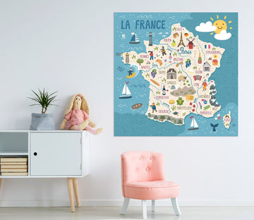 3D Five Stars 237 World Map Wall Sticker Wallpaper AJ Wallpaper 2 
