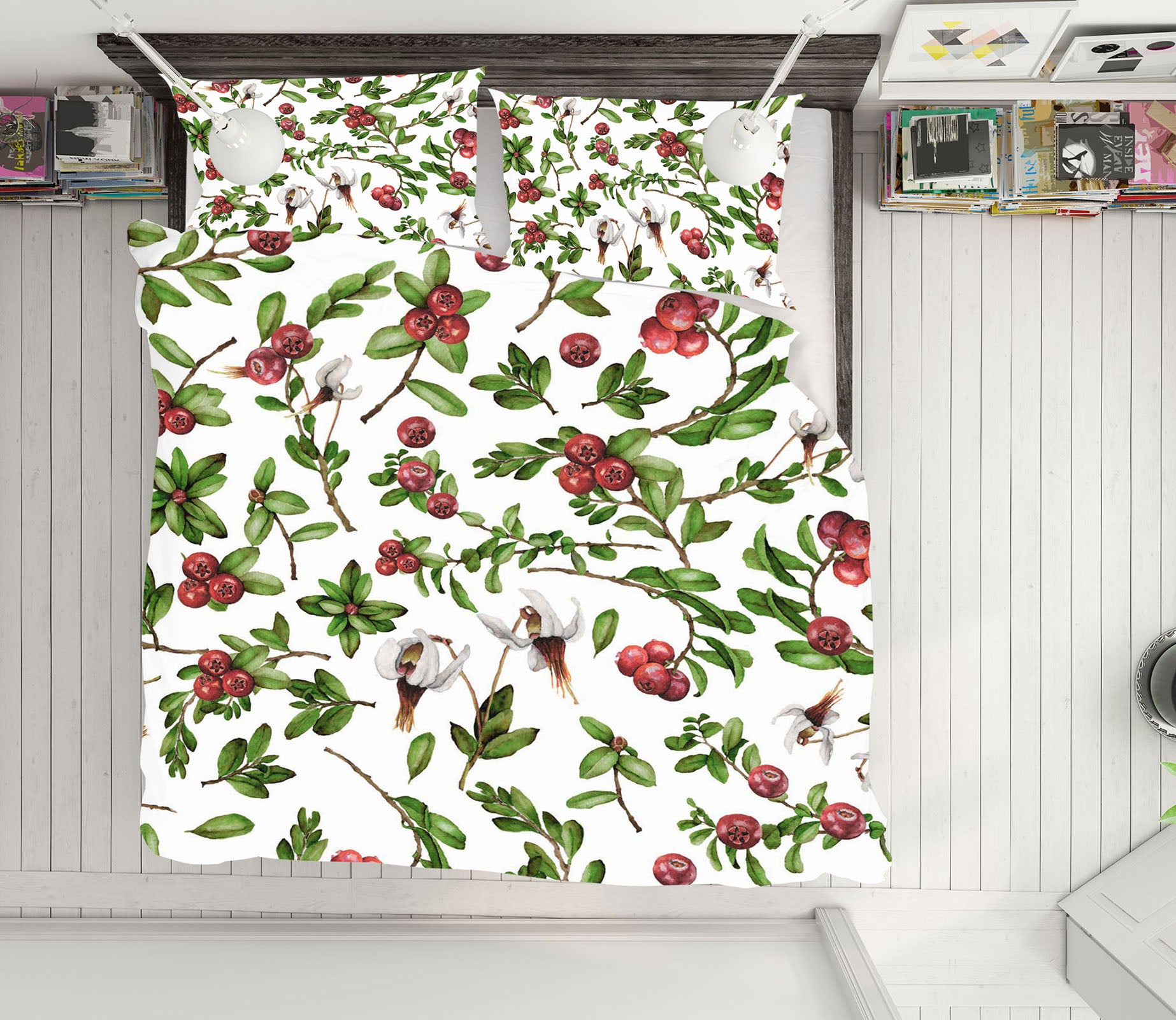 3D Fruit Leaves 18209 Uta Naumann Bedding Bed Pillowcases Quilt