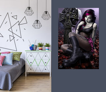 3D Beauty 5122 Tom Wood Wall Sticker